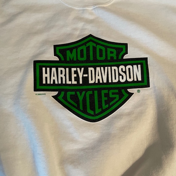 Harley-Davidson Crewneck Sweatshirt – White – XXL - Picture 8 of 11